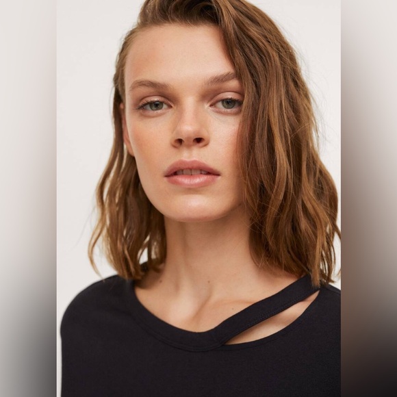 Mango oversized long sleeve t-shirt - Picture 2 of 5